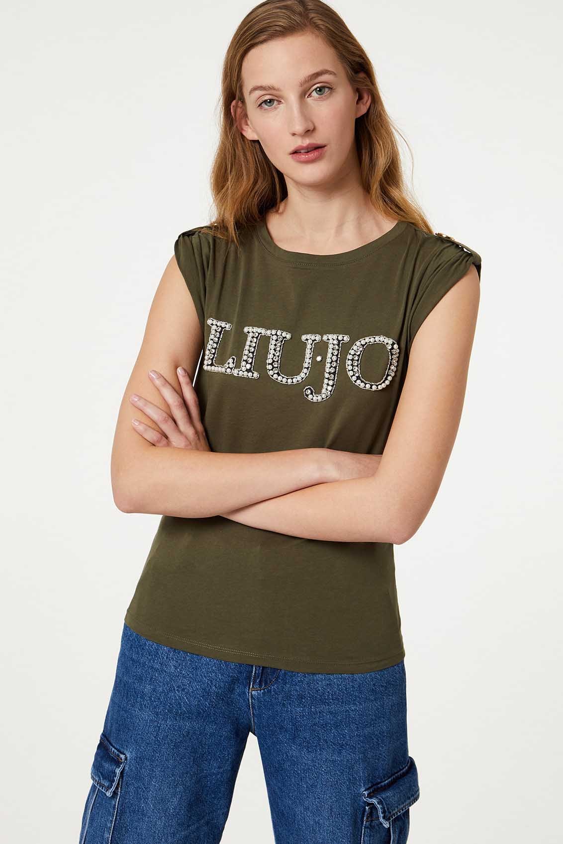 Camiseta de la marca Liu·Jo Verde Oscuro