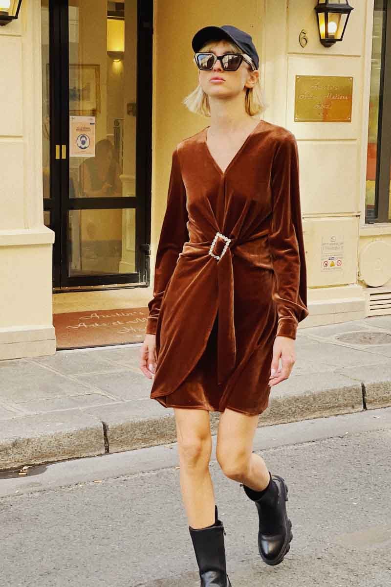 Vestido de la marca Elli White Marrón