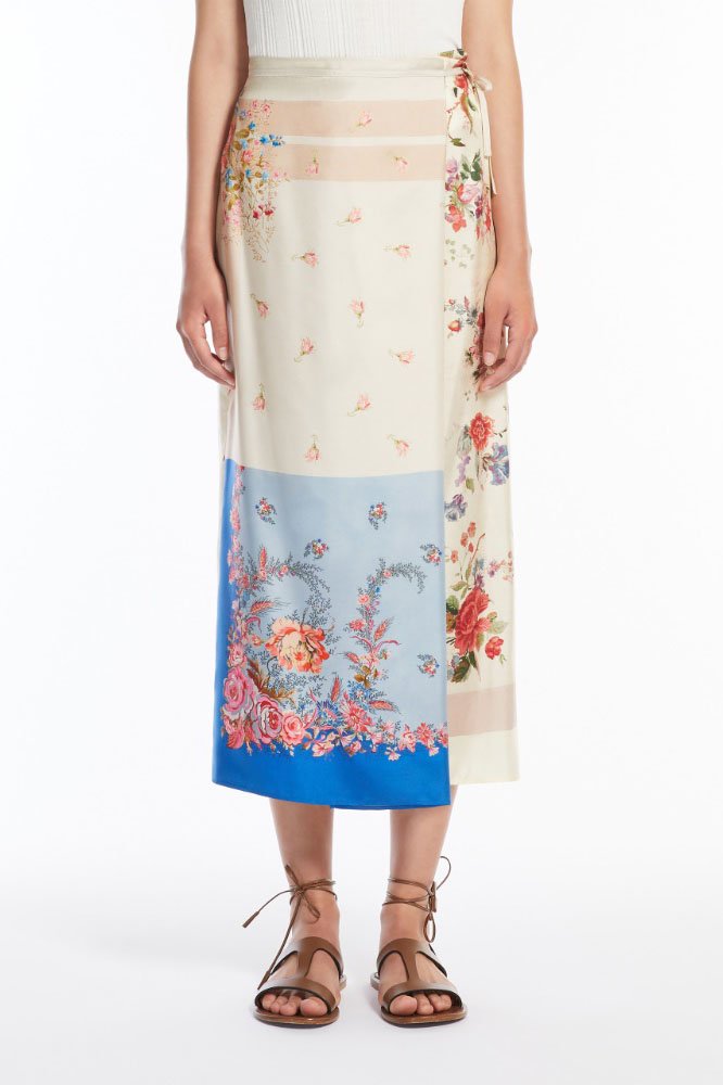 Falda de la marca Max Mara Estampado