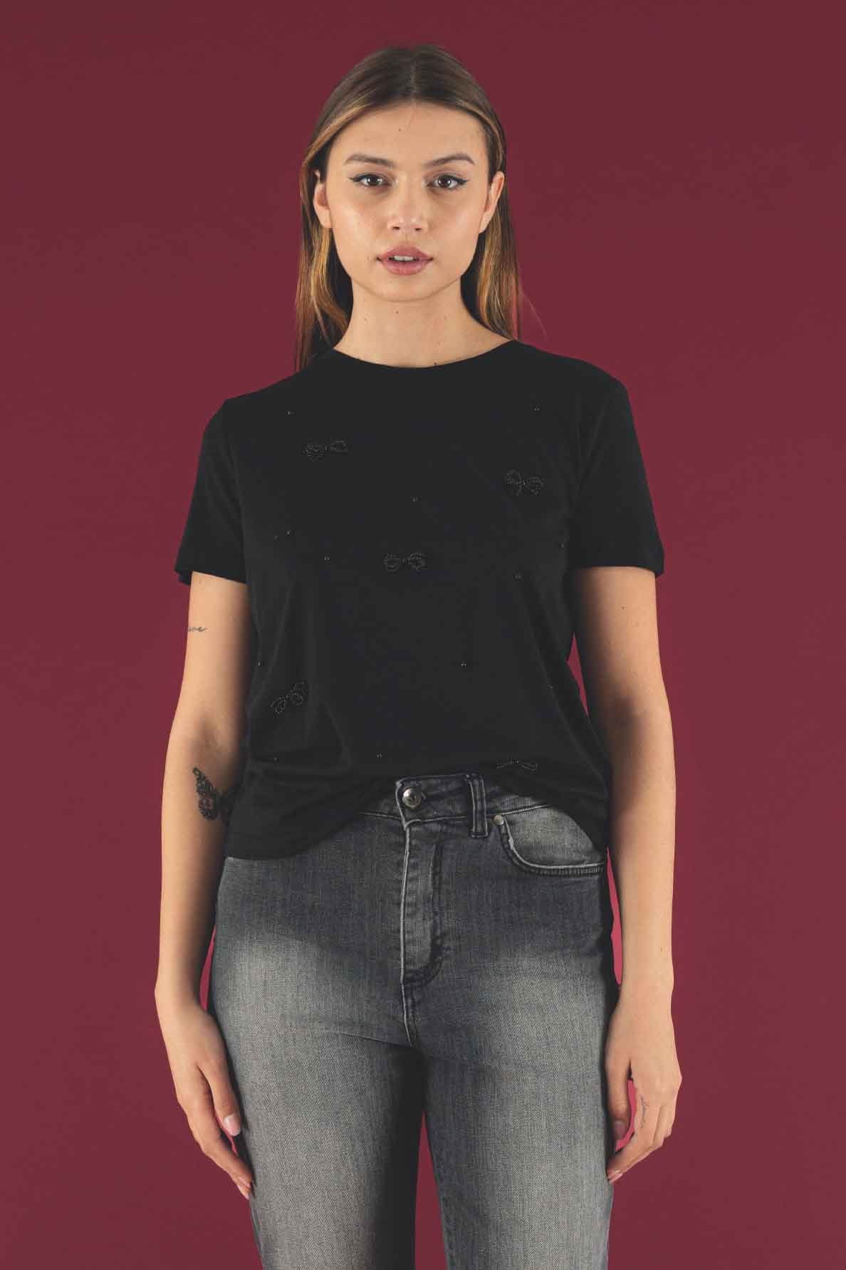 Camiseta de la marca QGuapa Milano Negro