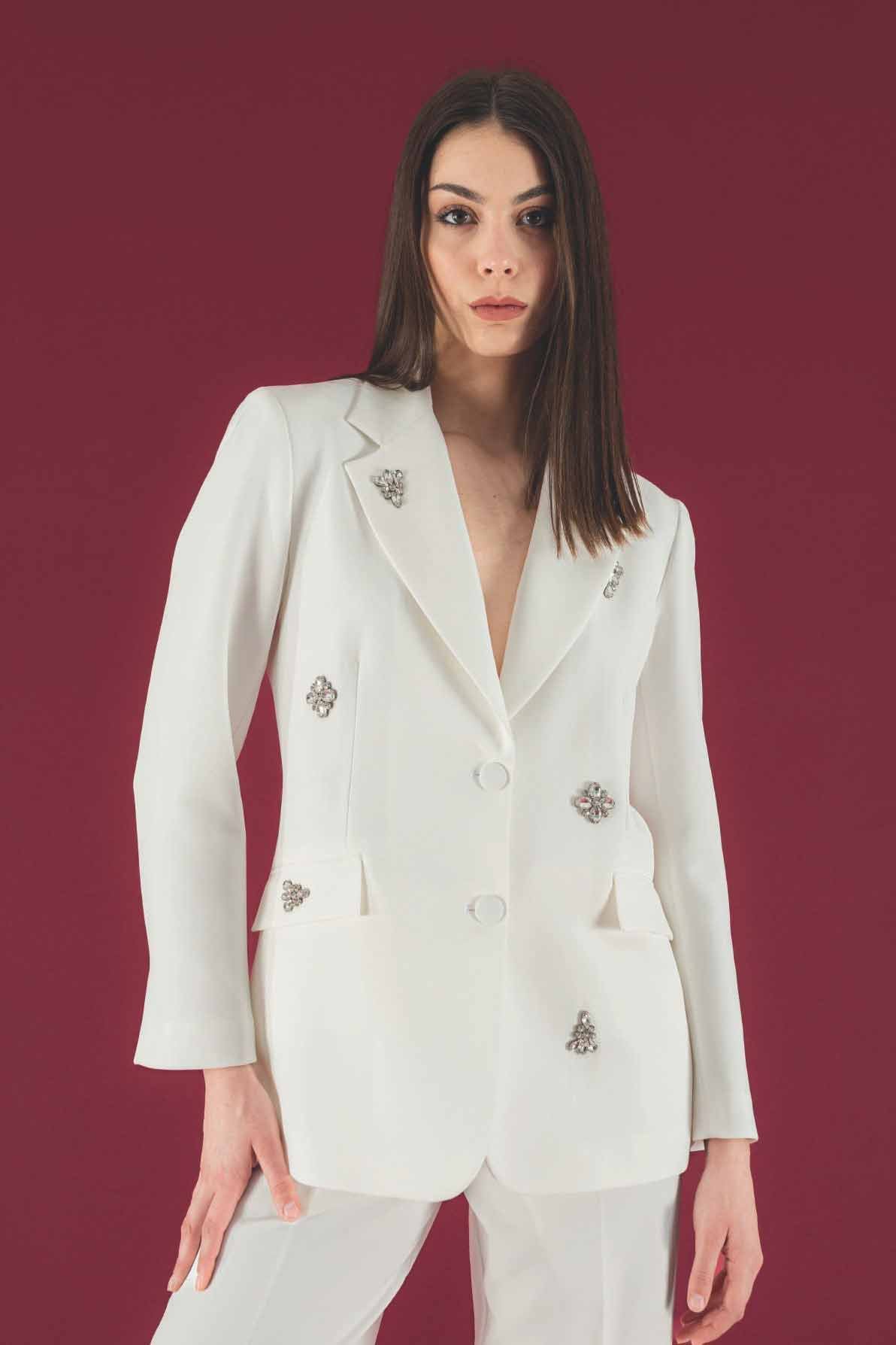 Chaqueta de la marca QGuapa Milano Blanco